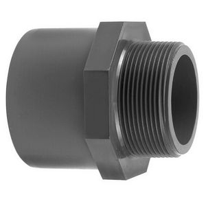 PVC druk overgang 63x50x1.1/4" bu. PN16