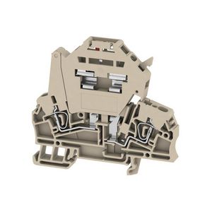 Zekeringsklem d.beige 2.5mm² 6.3A 6 VVE=50