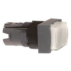 Kop voor rechthoekige drukknop Ø16mm Wit