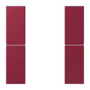 Tastafdekking F50 2-voudig compleet LC4320M KNX