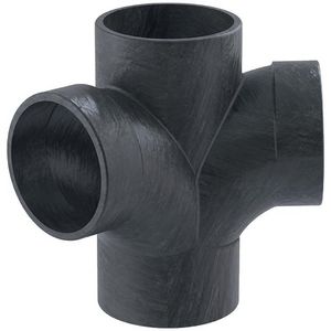 T-stuk dubbel hoek (135°) 88,5° 110mm polyethyleen (PE) Silent-db20 geluidsarm