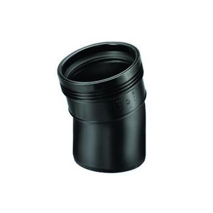 Wafix PP manchet bocht 15° 110mm SN8 zwart mof/spie