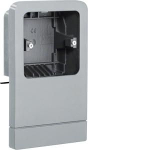 Schakelmateriaal SL20080 outlet universeel aluminiumlook
