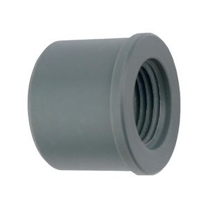 PVC inzet-schroefstuk 40x1/2" conisch PN10 grijs