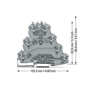 4-etage rijg rijg motoraansluiting L1 - L2 - L3 4101 VVE=25