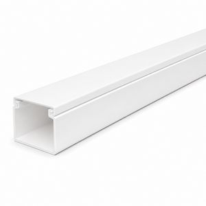 Lengte a 2m. leidingkoker 18,5x18,5mm wit