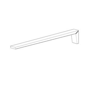 Rod handdoekrek 30x60x400mm Champagne (22kt Goud)