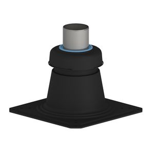 Schoorsteenkap PP + Pijp RVS 100