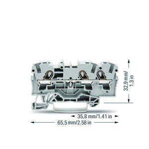 3-draads rijg 4mm² voor Ex e II- VVE=50
