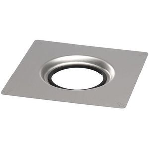 Membraanflens RVS304 195x195mm v vloerput 97x97mm