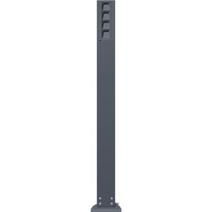 E-zuil 4x lege unit 1600mm Gira energiezuil antraciet