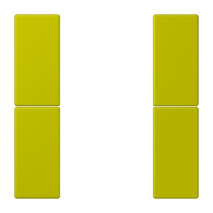 Tastafdekking F50 2-voudig compleet LC4320F KNX
