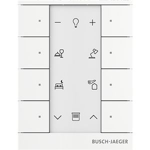 Free@Home Tenton Bedieningselement 8-voudig studiowit