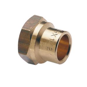 Schroefbus messing soldeer 22x1" bn. KIWA VVE=5