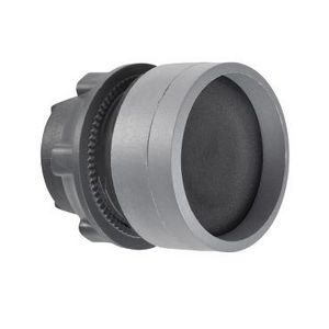 black pushbutton head recessed colour plated grey