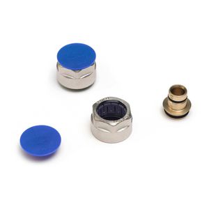 Knelschroefkoppeling euroconus 3/4"x RAUTITAN flex buis 16mm