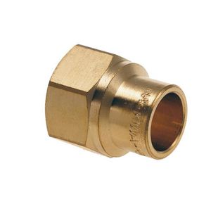 Schroefbus messing soldeer 22x3/4" bn. lang KIWA/Gastec