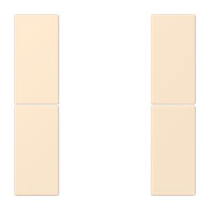 Tastafdekking F50 2-voudig compleet LC4320B KNX