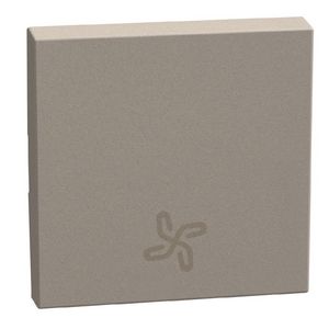 Light Now toets met pictogram ventilatie 2 modules - stone