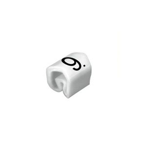 Kabelcoderingsyst. wit O.D.2.5-5mm PVC s VVE=200