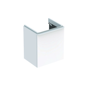Smyle onderkast v. wastafel 55cm deur RE-open wit hoogglas