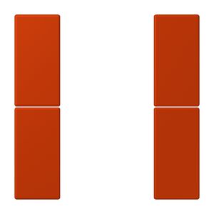 Tastafdekking F50 2-voudig compleet LC4320A KNX