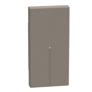 Light Now axiale toets voor bedieningen 1 module - stone