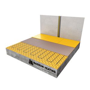 Set elektr. vloerverwarming Decoupling Systeem compleet met witte MAGNUM Remote Control 2 4,5m²  (3m² verwarmd)