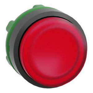Kop drukknop Verlicht Verhoogd LED 22mm Rood Harmony XB5