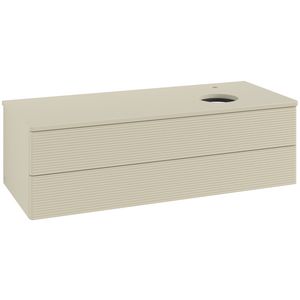 Wastafelonderkast Antao 1200x360x500mm S.Grey Matt Lacquer K23150HJ