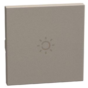 Light Now axiale toets met pictogram lamp 2 modules - stone