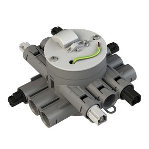 Stekerbare centraaldoos geschakeld lichtpunt 2v CHS75-GT3