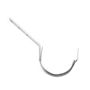 Mastgootbeugel M250 zink ommanteld 45° klang/klang 25x6mm