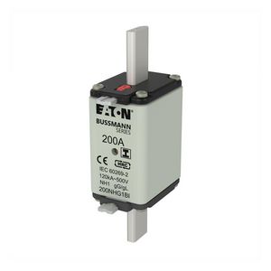 Zekering laagsp. 200A AC 500V NH1 gL/gG dubbele meld VVE=3