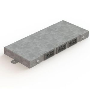 Verdeeldoos-Wieland-3xF zwart/1xF wit/1xM wit