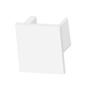 Eindkap E220 voor profiel FP4 RAL9010