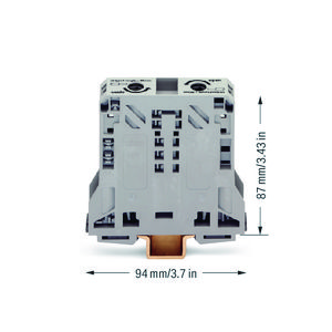 2-draads rijgklem 50mm² markeringsh. zijkant 285-150 VVE=5