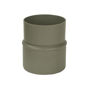 Verloopstuk HWA/riool PVC 100x110mm grijs mof/spie