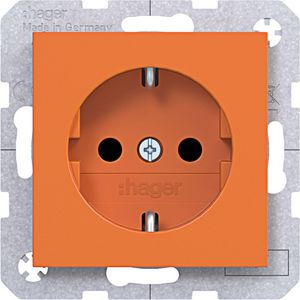 SCHUKO-wandcontactdoos Safety Plus steekkl. A.x/C.x oranje g
