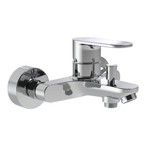 Badmengkraan PRO-X hoh 150mm met omstel chroom incl. s-koppelingen + handdouche
