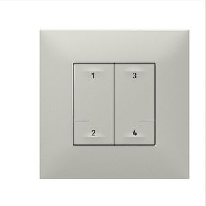 Scenariobediening 4 DK-DL-2M ALU Valena Next Netatmo