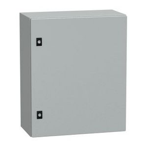 Deur 600x500x250mm IP66 / IK10 RAL7035 Spacial CRN