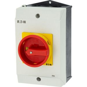 Hoofdschakelaar 6-polig +1MC+1VC 32A Nood-Uit-functie 90° 207210