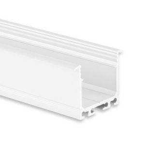 Installatie profiel PN7n L=2mtr. hoog wit RAL9010