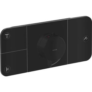 Afbouwdeel AXOR One inbouw thermostaat voor 3 functies mat zwart
