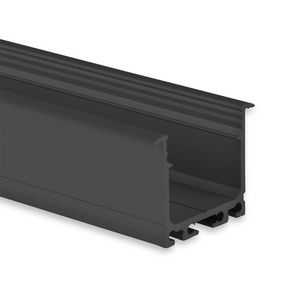 Installatie profiel PN7n L=2mtr. hoog zwart RAL9005