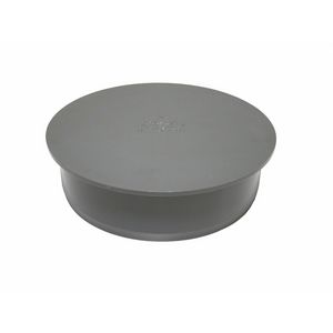 PVC lijmkap 40mm grijs