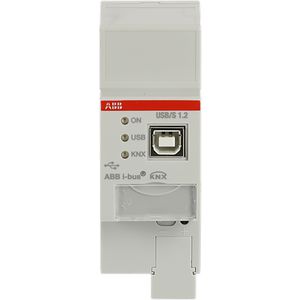 Inbouw USB interface kopp computer ETS KNX-instal DIN-rail