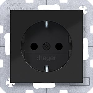 SCHUKO-wandcontactdoos Safety Plus steekkl. A.x/C.x nachtzwa