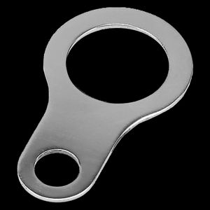 Aardlip peervormig 1"NPT RVS